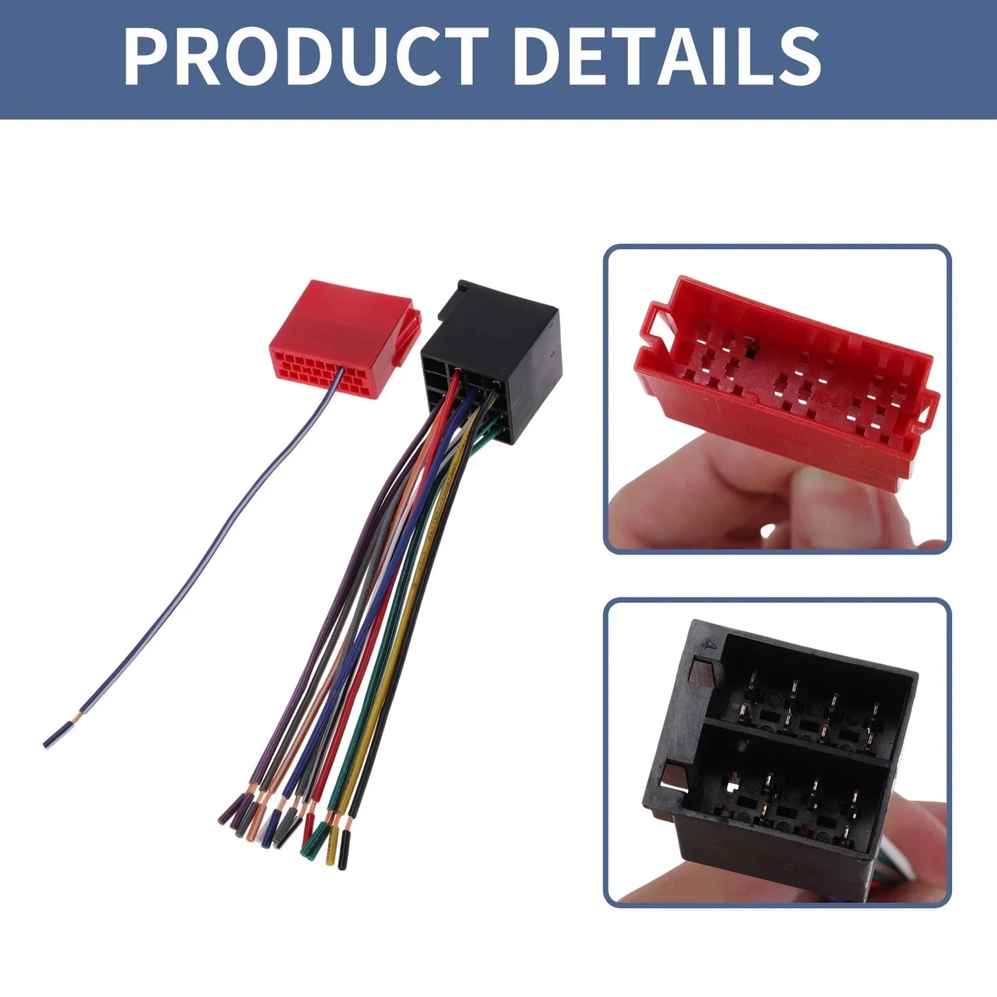 Car Stereo CD Player Wiring Harness Set for Hyundai Elantra (2001-2006)