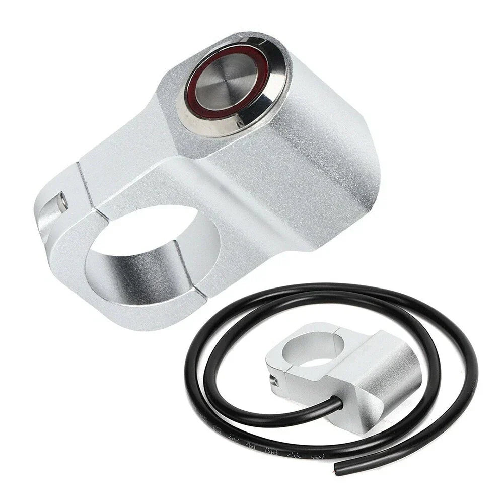 Red Led Motorcycle Switch ON-OFF Headlight Adjustable Mount Waterproof Button