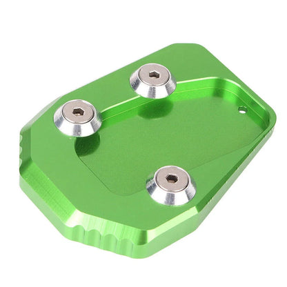 Green Aluminium Kickstand Extension Pad for Yamaha MT09 (2013-2016)