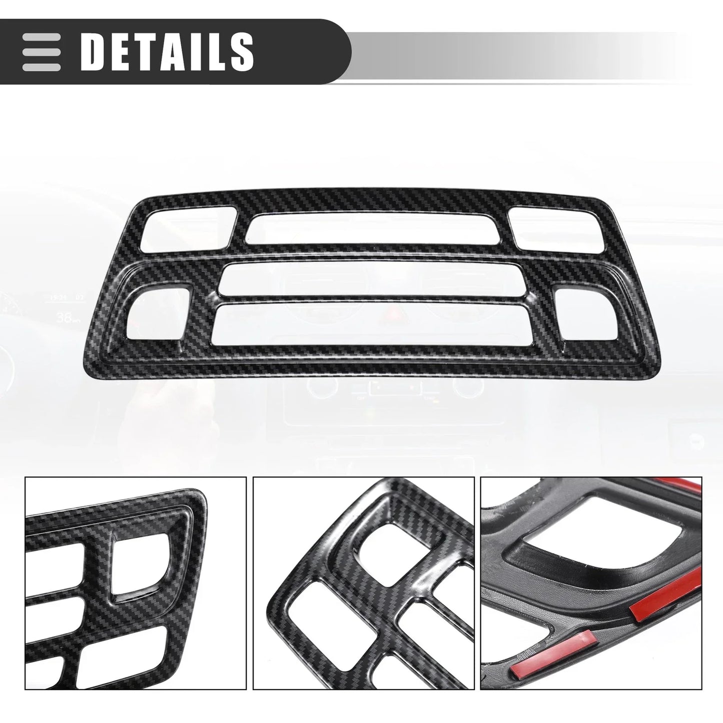 Central Control Air Conditioning Panel Cover Trim for Honda Ridgeline (2006-2014)