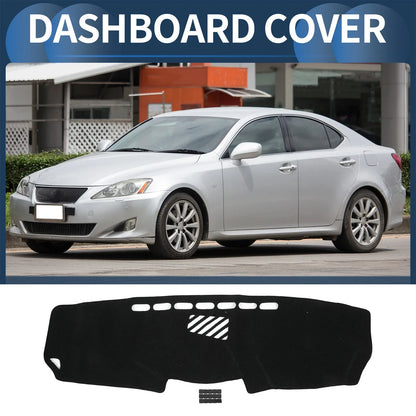 Dashboard Cover Mat for Lexus IS350 2005-2013 Sun Protector Pad Black 1 Set