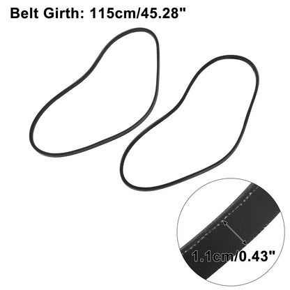 2 x V-Ribbed Serpentine Drive Belts for Lexus LX450 (1996-1997)