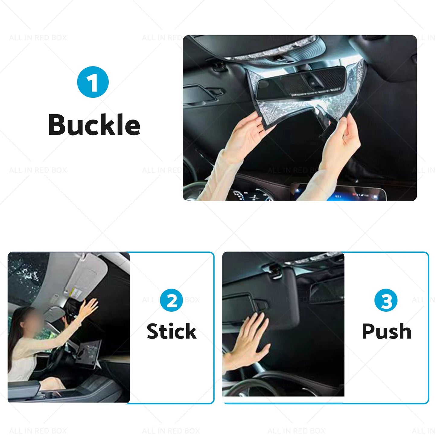 6 Layer Thick Windshield Sun Shade for Ford Ranger (2011-2022)