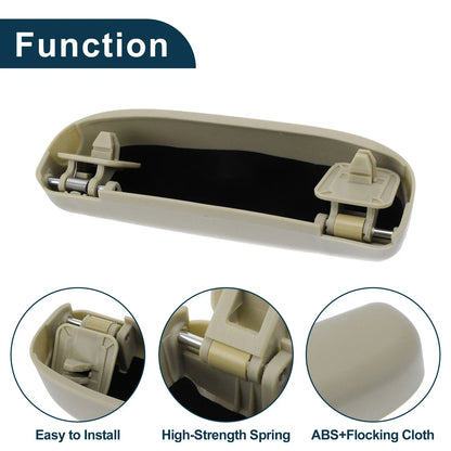Sunglasses Case for Honda Accord 2012-2023 Eyeglasses Holder Storage Box Beige