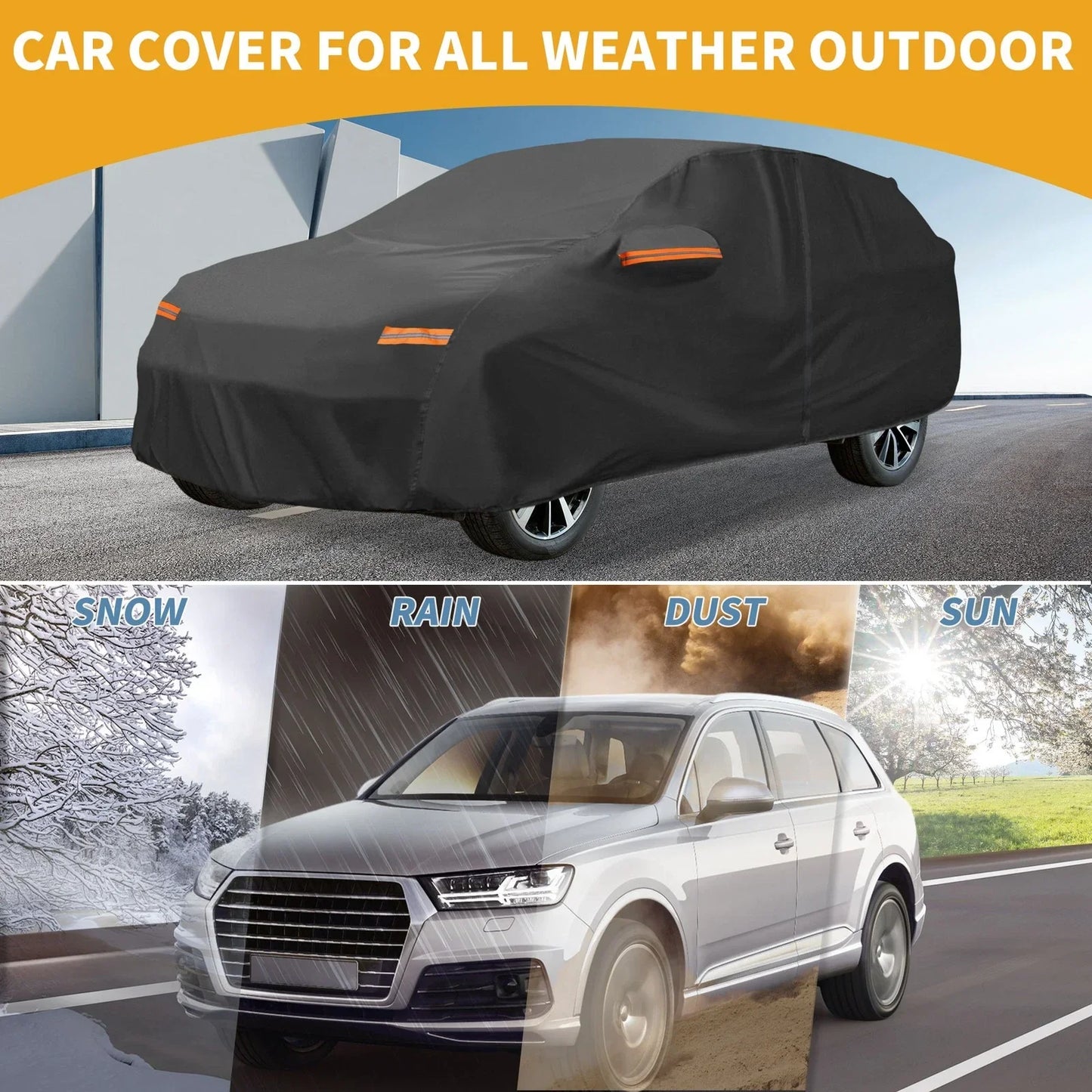 Waterproof All Weather Car Cover for Honda CRV 7-Seater (2017-2023)