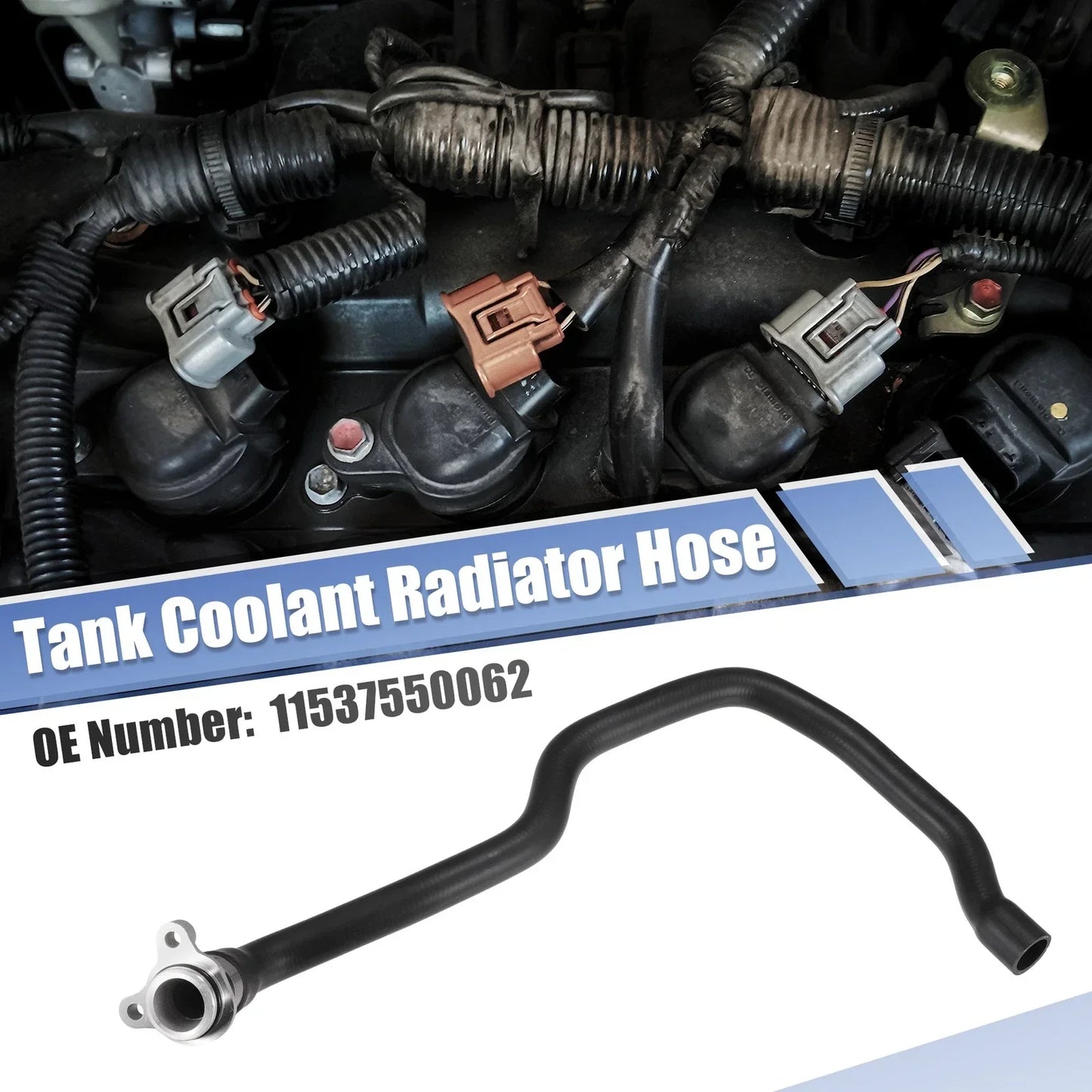 Heater Hose Radiator Expansion Tank Pipe for BMW X5 3.0L (2007 - 2010)