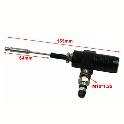 Black Hydraulic Clutch Master Cylinder Rod Brake Pump for Universal Motorcycle