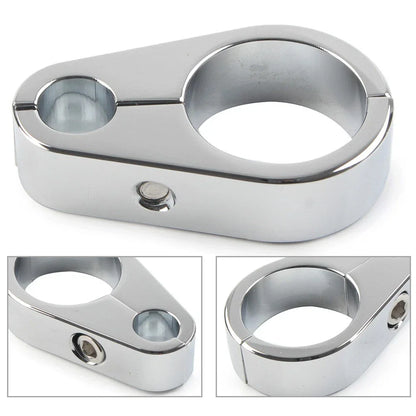 1" Brake Clutch Cable Clamp for Harley-Davidson Motorcycle Chrome
