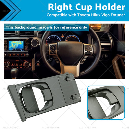 Right Front Cup Holder Trim for Toyota Hilux Vigo Fortuner (2005-2014)