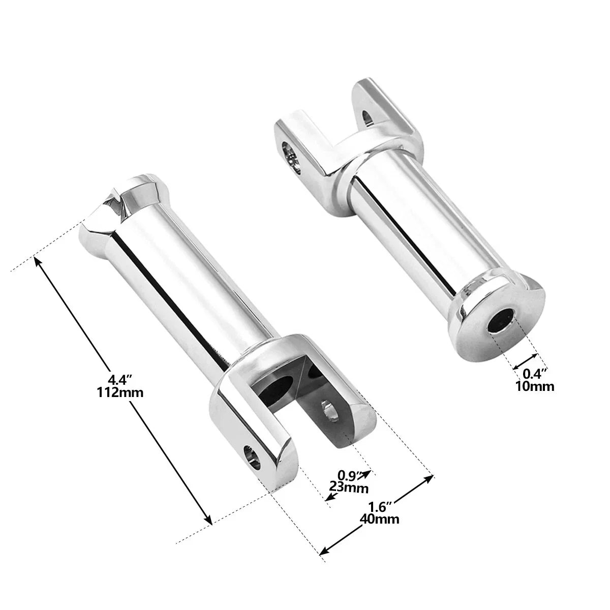 Driver & Passenger Footpegs Bracket for Harley Fat Bob Low Rider (2018-2025)