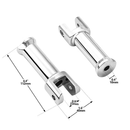 Driver & Passenger Footpegs Bracket for Harley Fat Bob Low Rider (2018-2025)