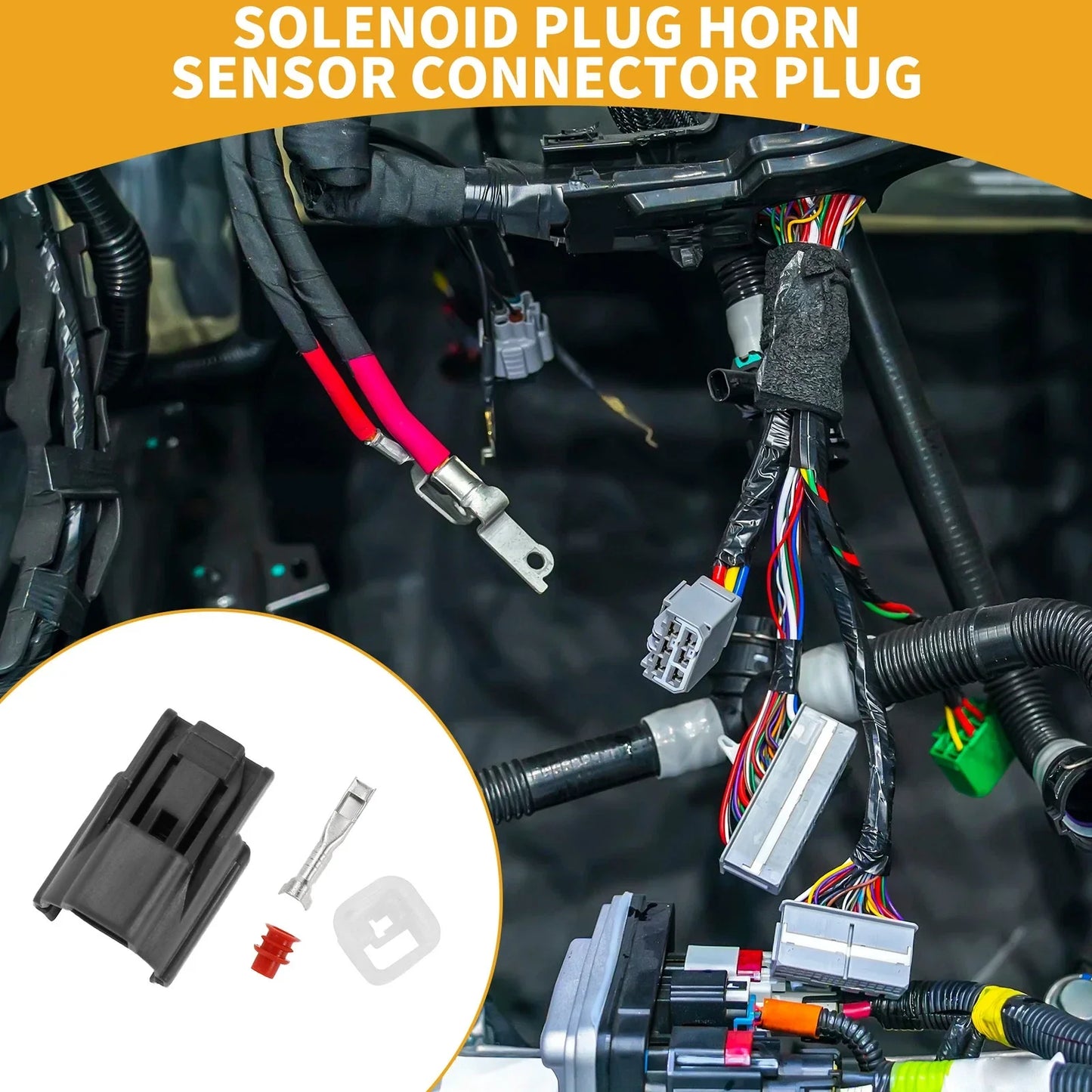Pin Solenoid Plug Connector for Honda