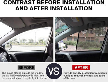 Magnetic Window Sun Shade for Toyota RAV4 2019-2022 Rear Side Mesh