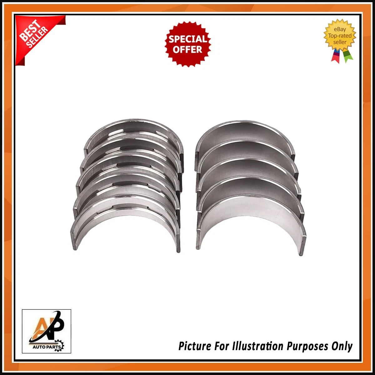 Engine Bearings STD Size Replacement for Vauxhall Vivaro Renault Koleos (2011–2022)
