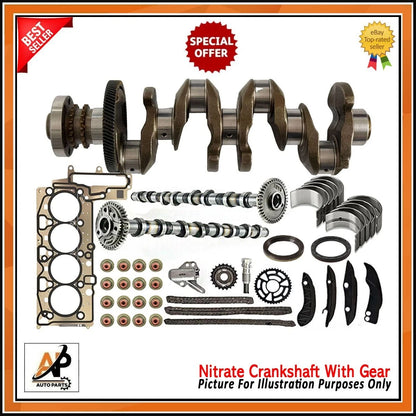 Crankshaft with Gear for BMW 2.0 N47 Engine Rebuild for 3 Series (2010–2016)