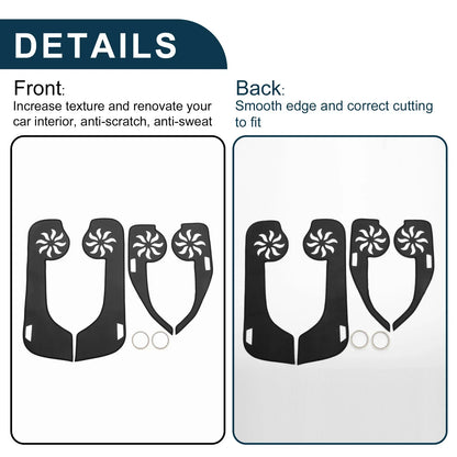 Car Door Leather Anti Kick Pad Sticker for Mercedes-Benz C Class (2011)