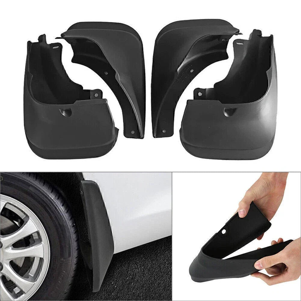 Mud Flaps Set Black for Toyota Corolla (1993-1997)