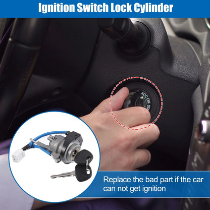 Ignition Switch Lock Cylinder w/ 2 Keys for Hyundai Elantra (2001-2006)