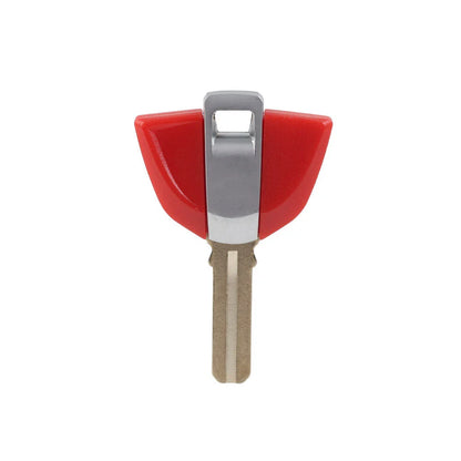 Uncut Blade Blank Ignition Key Red for BMW R1200GS S1000RR F800GS (2004-2023)