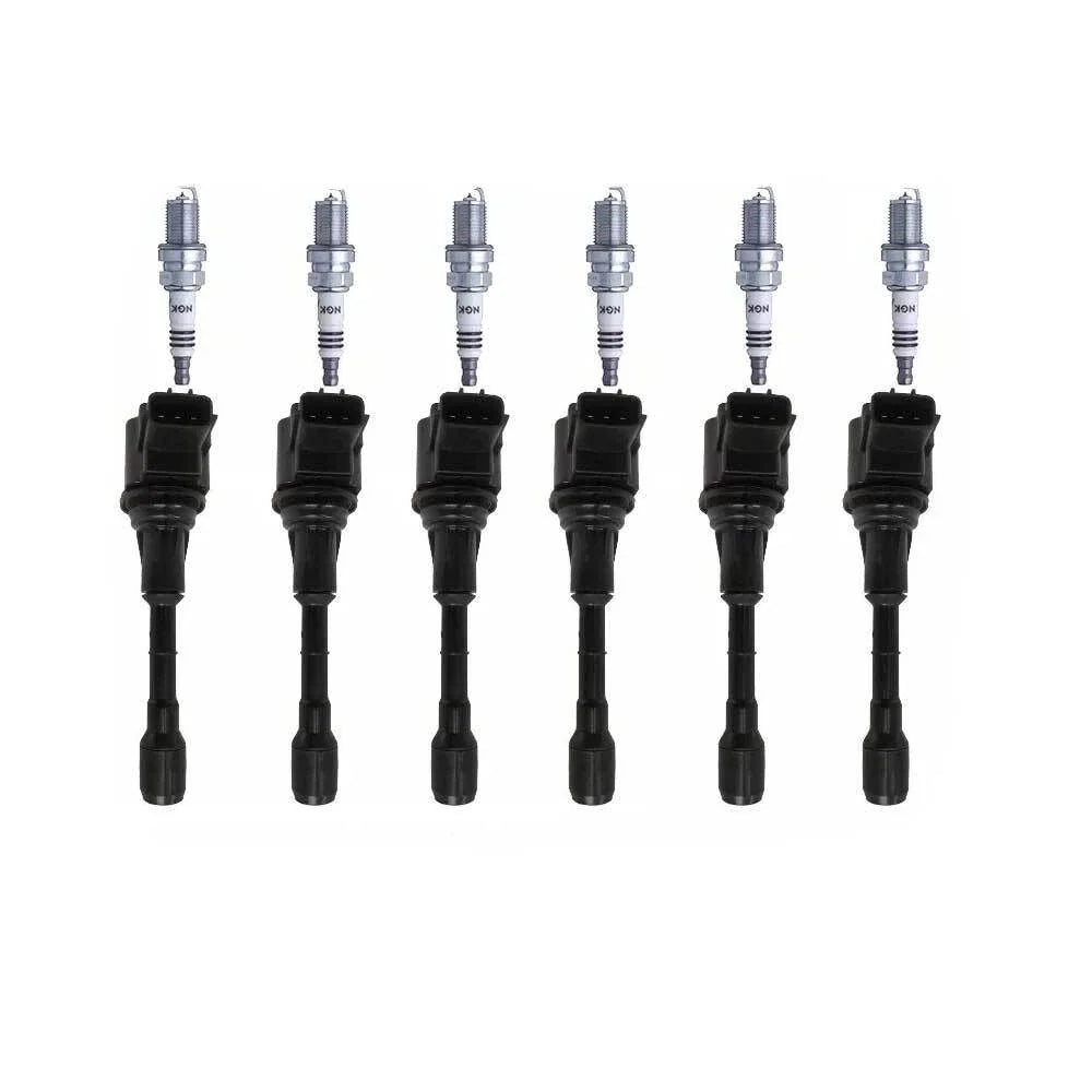 6 x Ignition Coils & 6 x Spark Plugs for Renault Latitude 2.5L/3.5L (2011-2013)