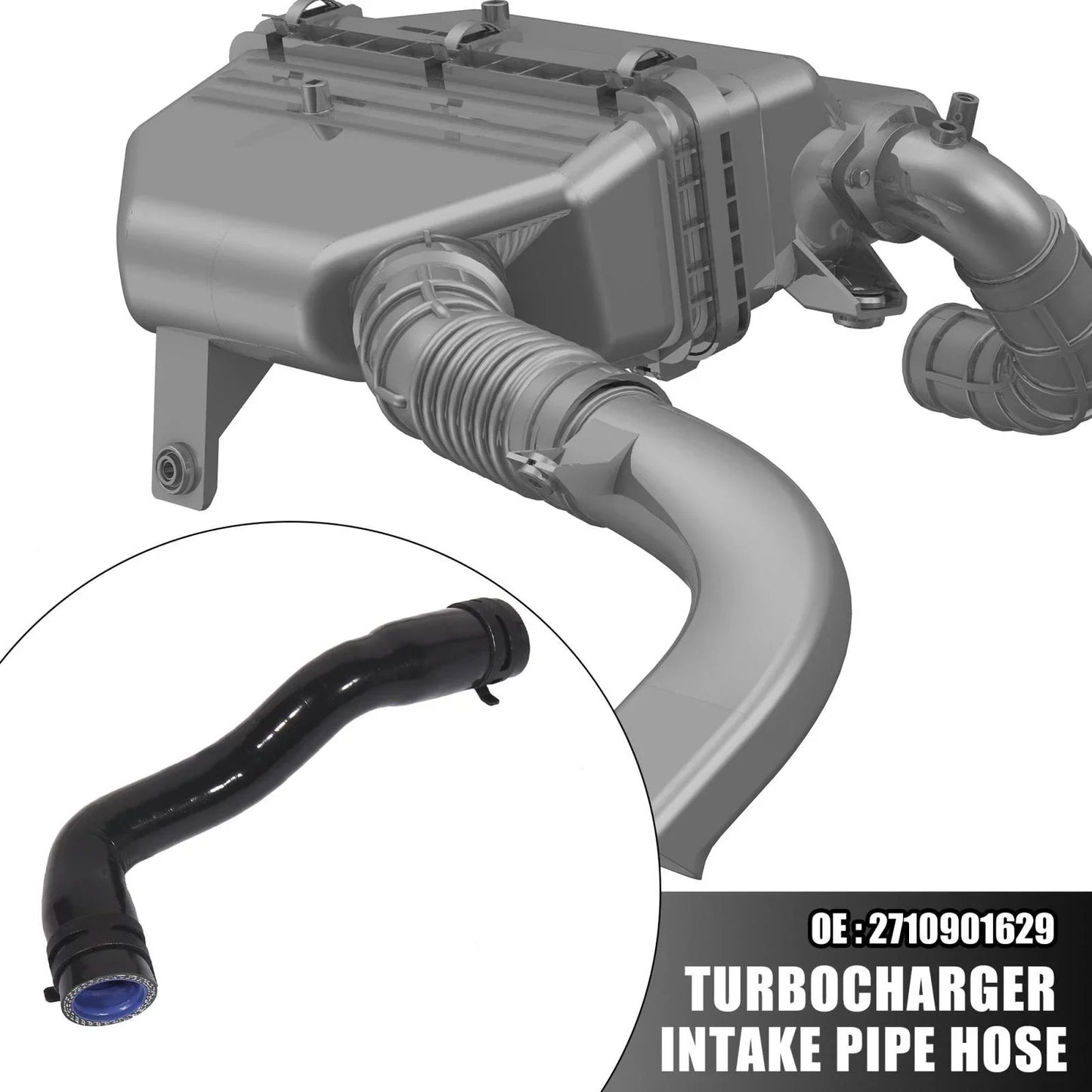 Turbocharger Intake Pipe Hose for Mercedes-Benz C200 (2010-2013)
