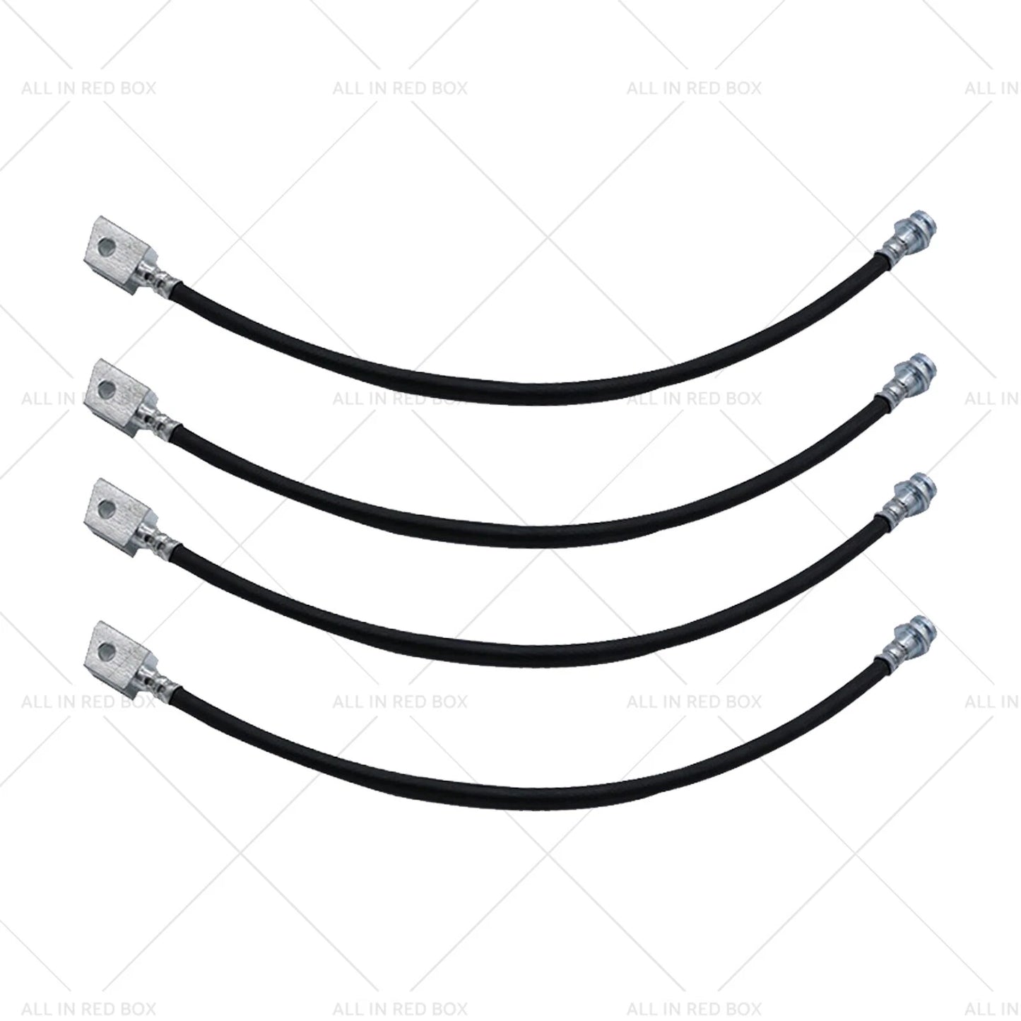 4x Extended Brake Line Hose for Nissan Patrol GQ GU Y60 Y61 (1997-2023)