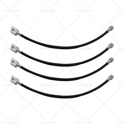 4x Extended Brake Line Hose for Nissan Patrol GQ GU Y60 Y61 (1997-2023)