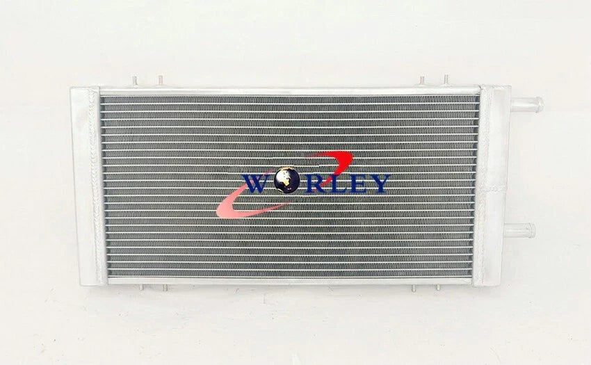 Universal Aluminum Radiator Air to Water Intercooler Heat Exchanger Silver