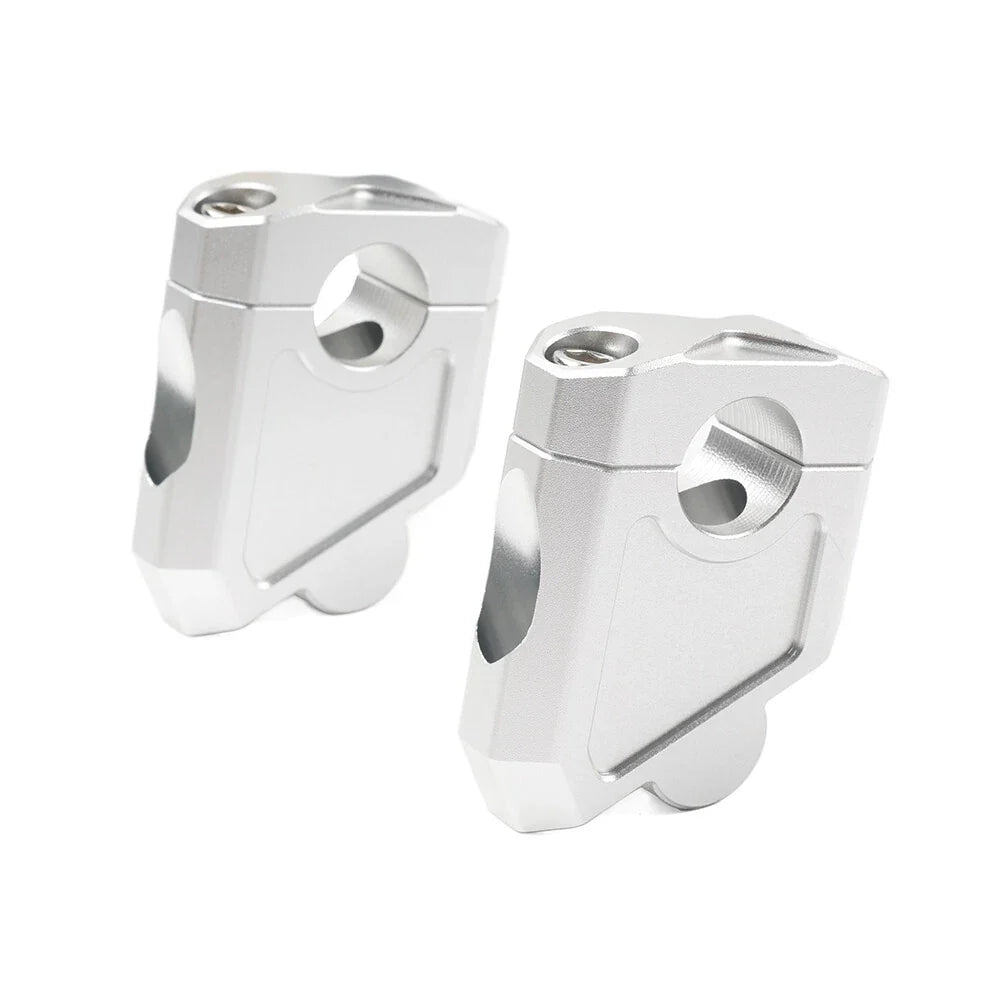 7/8" 22mm Handlebar Mount Clamp Riser for Honda Suzuki Kawasaki