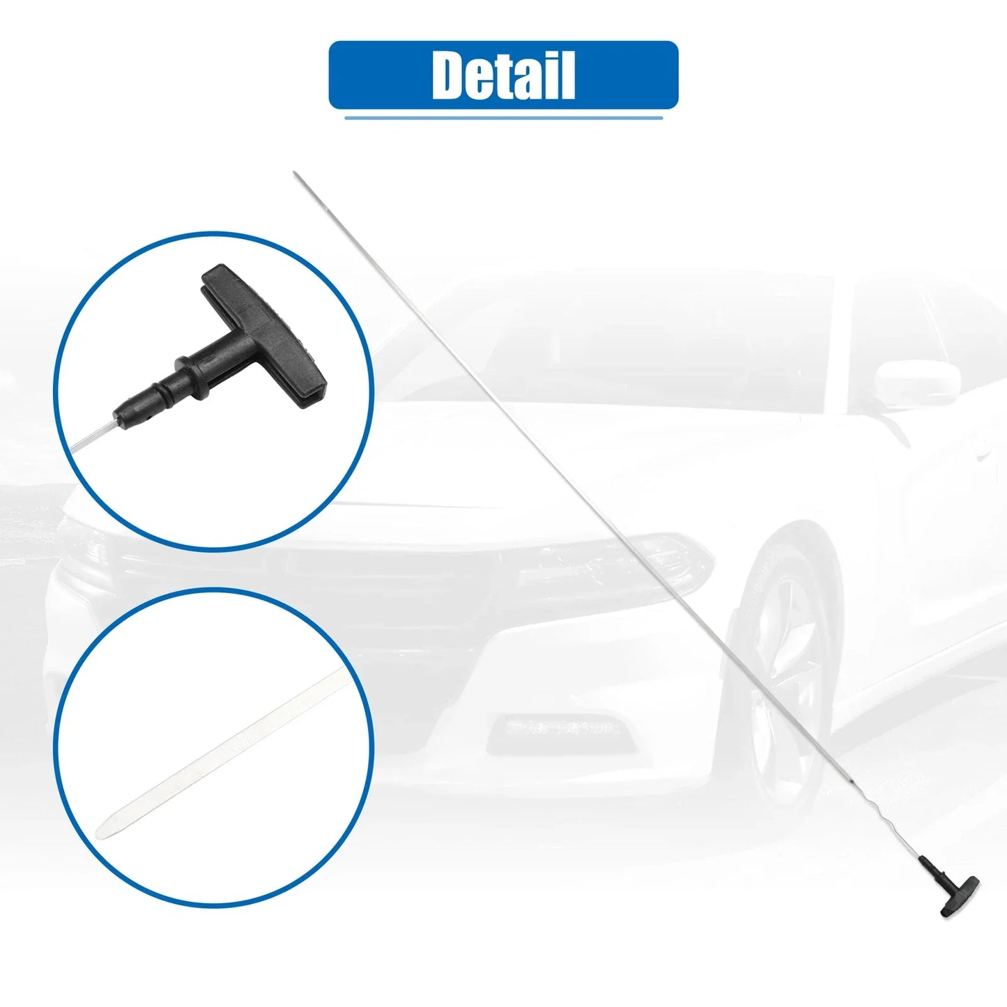 Engine Oil Level Indicator Dipstick for Dodge 2500 (2000-2002) Black