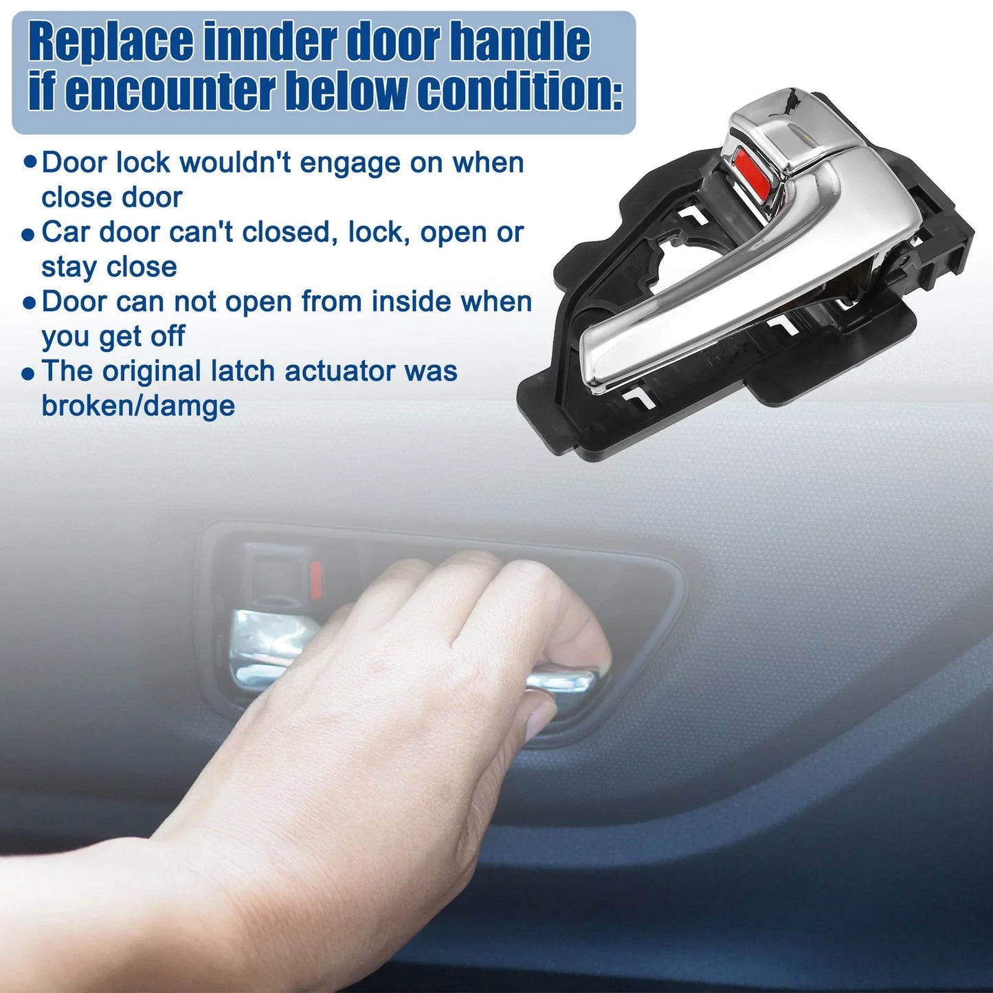 Front Right Inner Door Handle for Hyundai Tucson (2016-2023)
