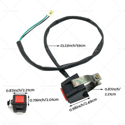 Stop Button Kill Switch for Yamaha YZ125 YZ250 YZ450F TTR WR (2002-2023)