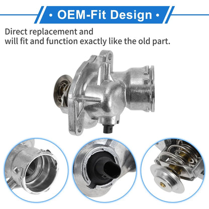Engine Coolant Thermostat Housing for Dodge Sprinter 2500 3500 (2007-2008)