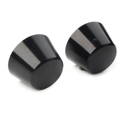 Black Front Axle Cap Nut Covers for Harley Sportster Dyna Road Glide (2004-2023)