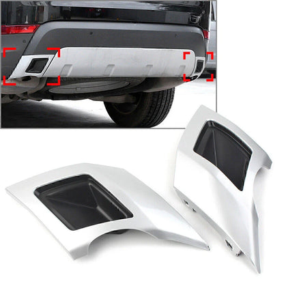 Silver Tail Exhaust Cover Trim for Land Rover Discovery (2017-2021)
