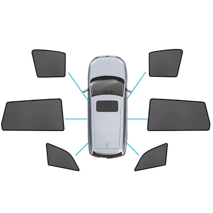 Magnetic Mesh Sun Blind Shades for Audi Q7 2006-2015 (Front/Rear)