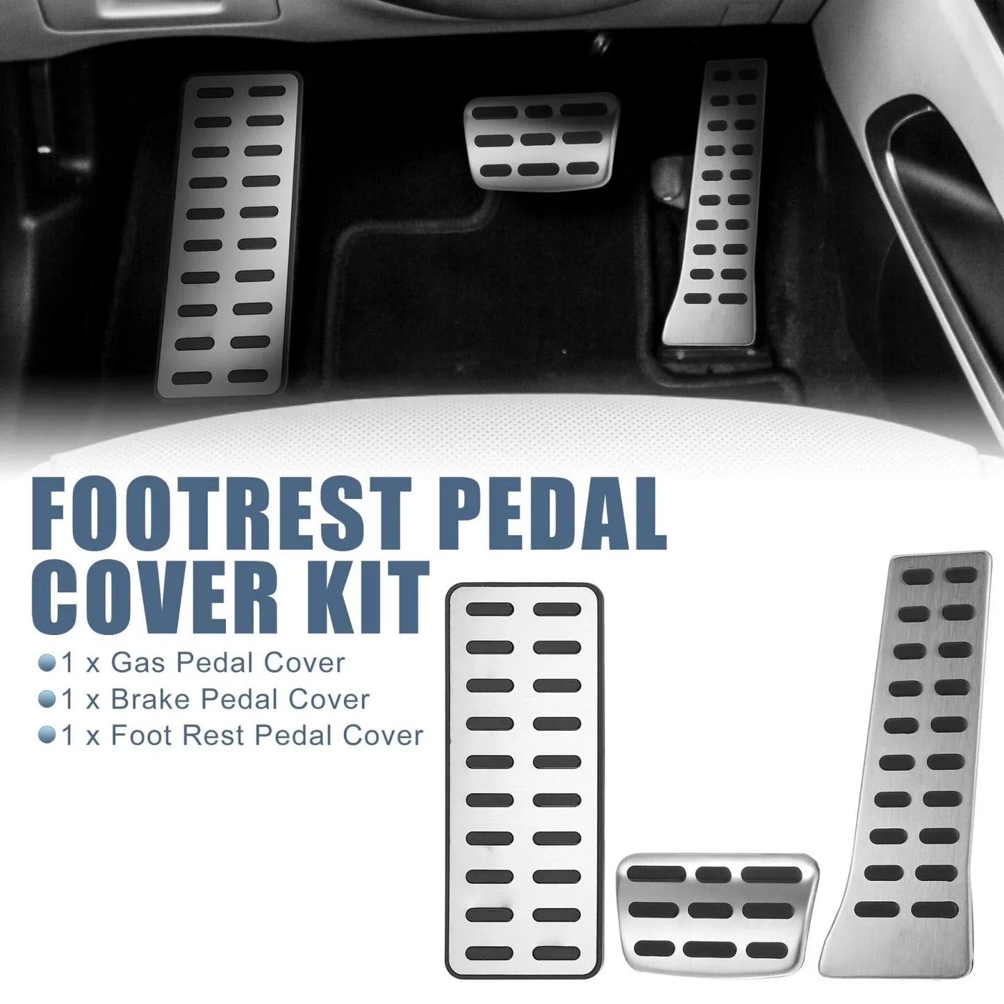 Anti-Slip Brake Gas Accelerator Pedal Pads for Hyundai Tucson (2016-2023)