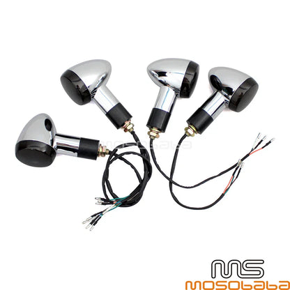 LED Bullet Turn Signal & Brake Tail Lights for Honda Shadow VT750 (2000-2007)