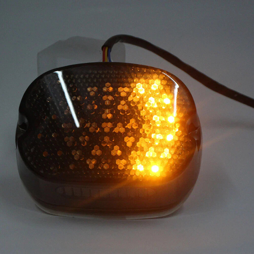LED Brake Tail Light with Integrated Turn Signal for Harley Sportster Dyna
