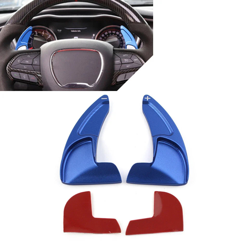 Aluminum Steering Wheel Paddle Shifter Extensions for Dodge Jeep Chrysler