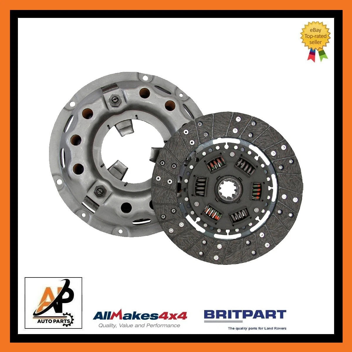 Clutch Kit 9 Inch Plate and Cover Replacement for Land Rover Series 2A (1958–1971)