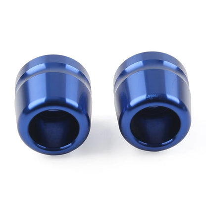 Blue Handlebar Grips Bar End Slider Caps for BMW S1000RR HP4 S1000R F800R