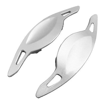 Silver Steering Wheel Shift Paddle Extensions for Nissan Altima, Infiniti QX50, QX60