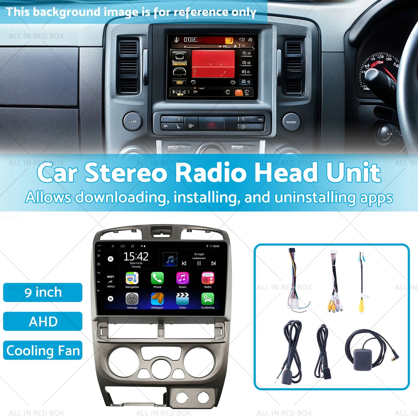 Car Stereo Radio Carplay GPS for Holden Rodeo (2003-2008) 4-64GB