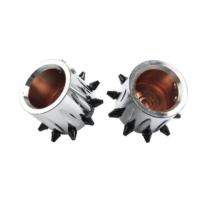 CNC Cut Front Axle Cap Nut Covers for Harley Touring Road King Street Glide (2009-2023)