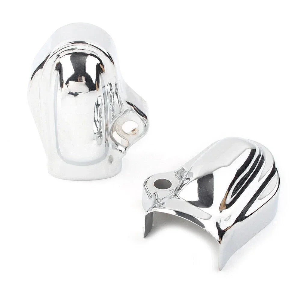 Chrome Rear Axle Nut Covers for Harley V-Rod VRSC Muscle VRSCF (2002-2017)