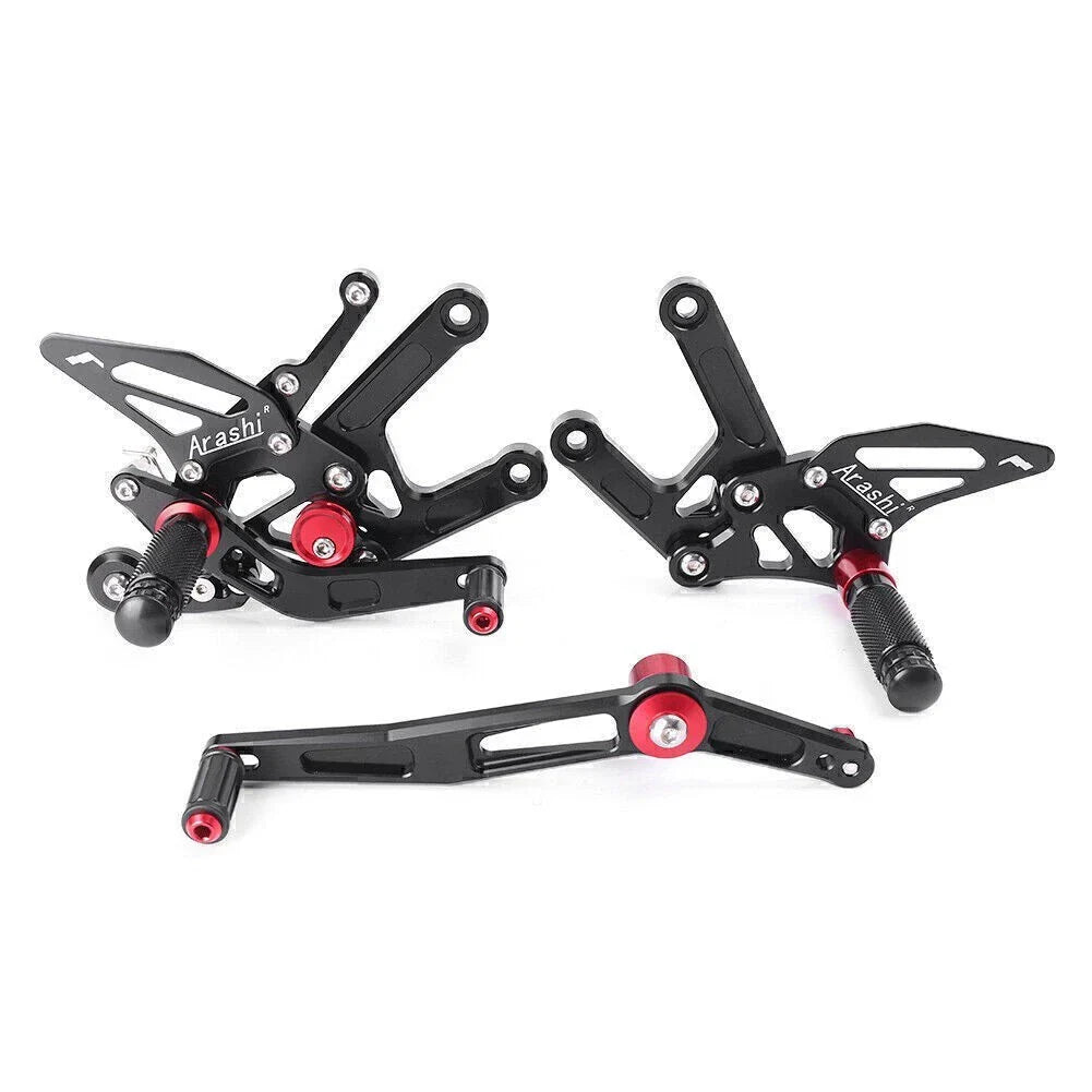 CNC Adjustable Rearsets Foot Pegs for YAMAHA YZF R6 (2017)
