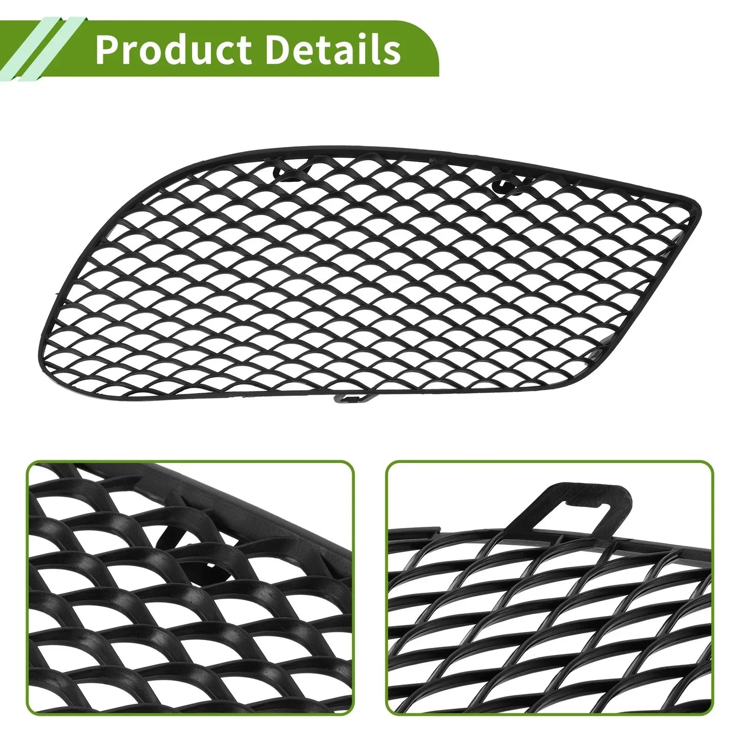 Front Right Fog Light Grill for Mercedes Benz E350 (2014-2017)