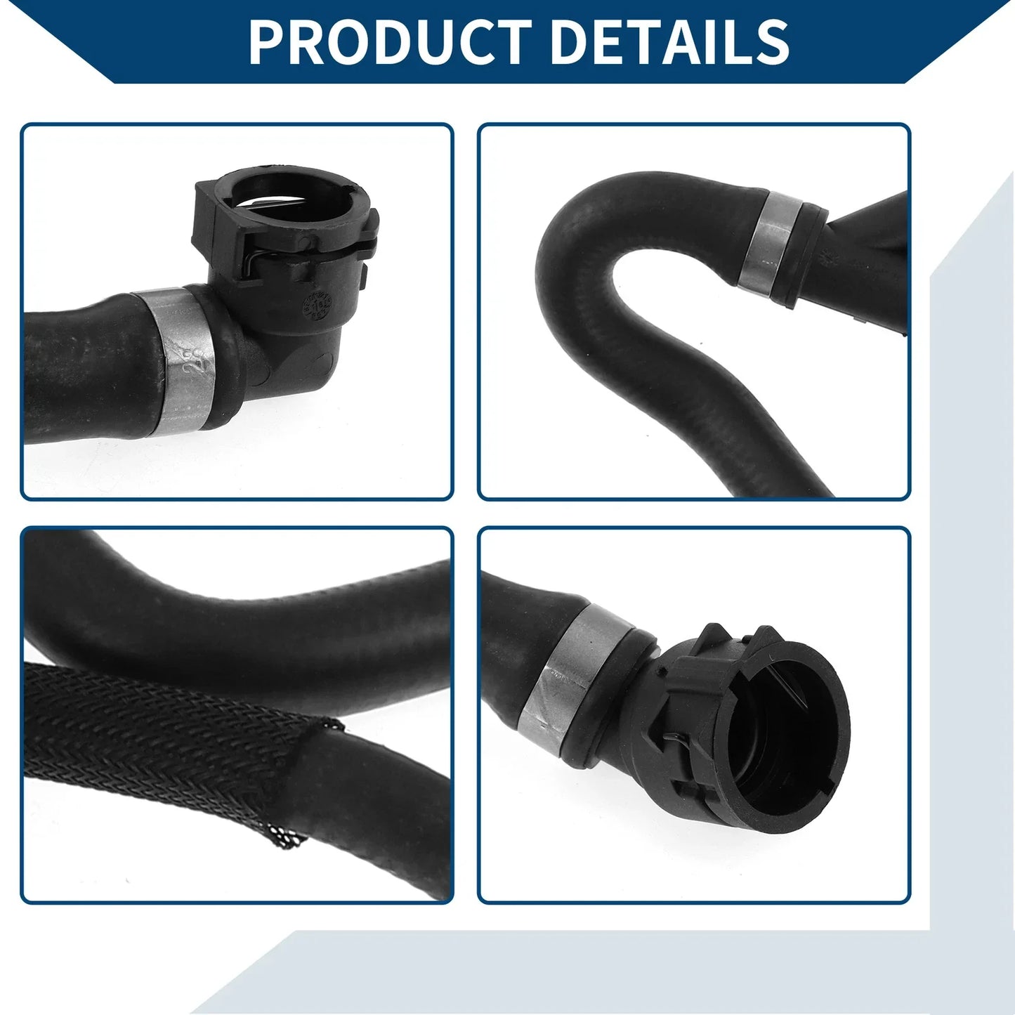 Radiator Hose for BMW 5 Series F10 523i 528i 530i (2009 - 2013)