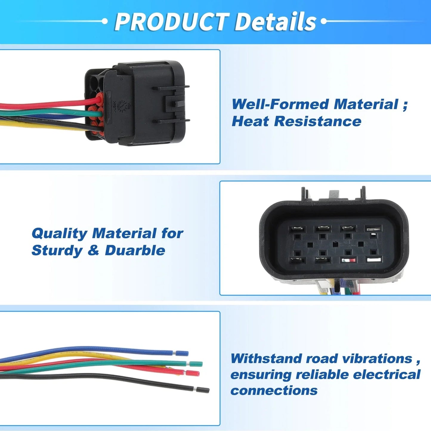 Headlight Connector Harness Plug Wire for Chevy Silverado